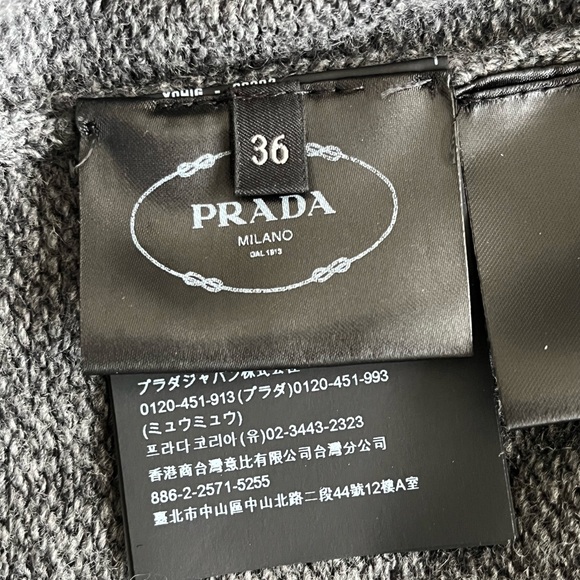 Prada Wool and Cashmere Skirt with Split - Picture 6 of 7